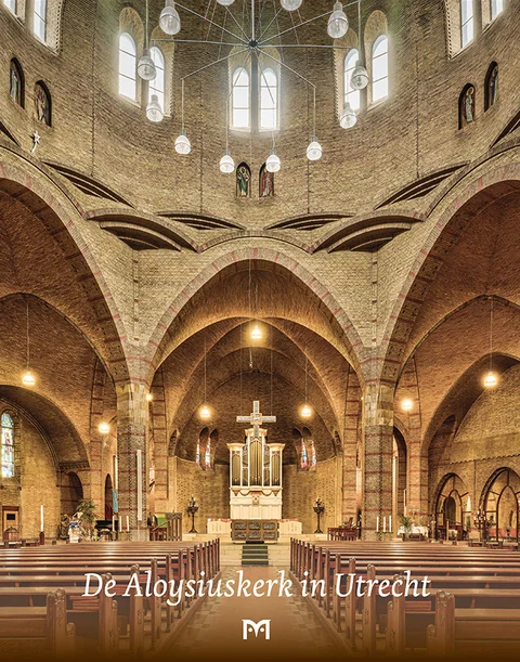 Boekomslag van De Aloysiuskerk in Utrecht van Uitgeverij Matrijs