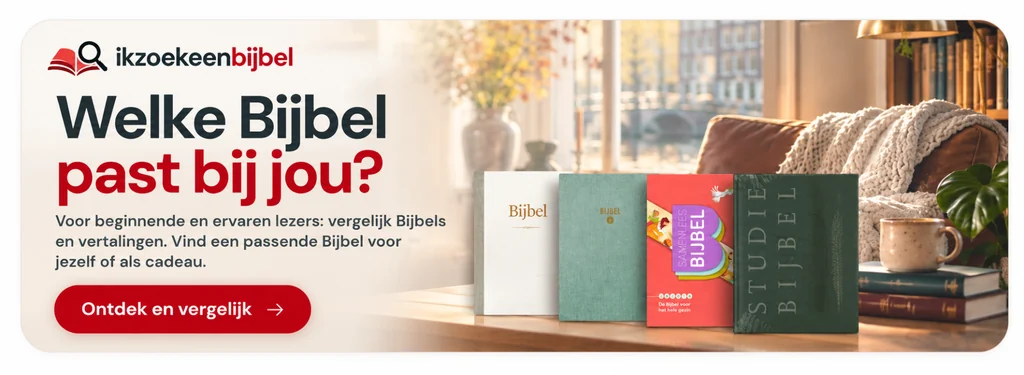 ikzoekeenbijbel: Welke Bijbel past bij jou? Vergelijk Bijbels en vertalingen, met verschillende Bijbeluitgaven in een warme leeshoek