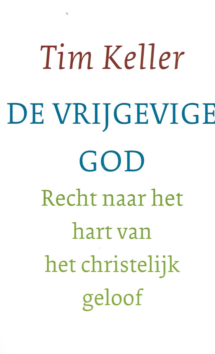 Omslag van De vrijgevige God