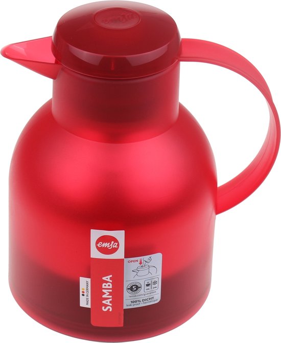 Productafbeelding van Emsa Samba thermoskan rood 1 liter