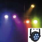 Showtec Compact Par 7 Q4 RGBW LED-spot zwart – productafbeelding