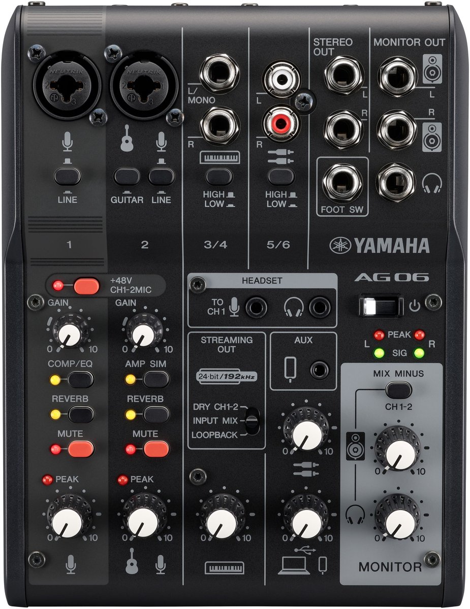 Productafbeelding van Yamaha AG06MK2B